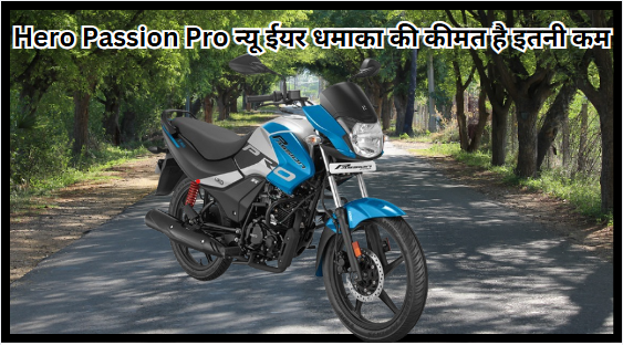 Hero Passion Pro न्यू ईयर धमाका की कीमत है इतनी कम