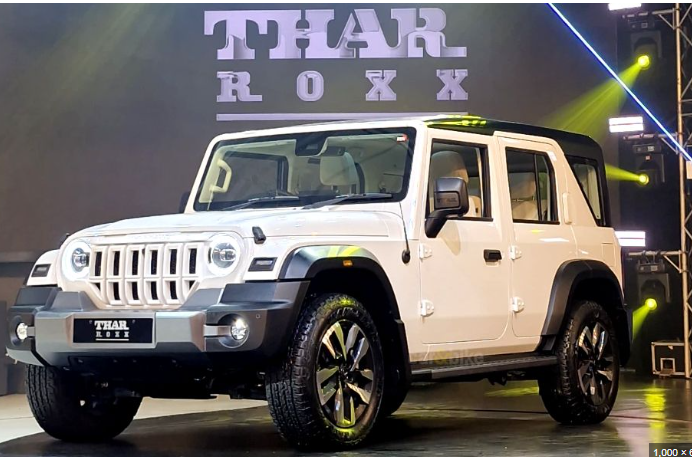 Mahindra Thar Roxx New look जल्द ही बाजार में आ रही है, सवारी होगी आरामदायक